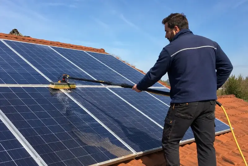 Nettoyage et entretien de panneaux solaires à Montréjeau